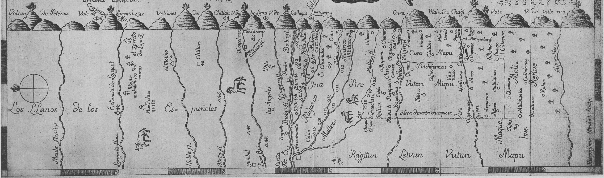 map of wallmapu by Havestadt